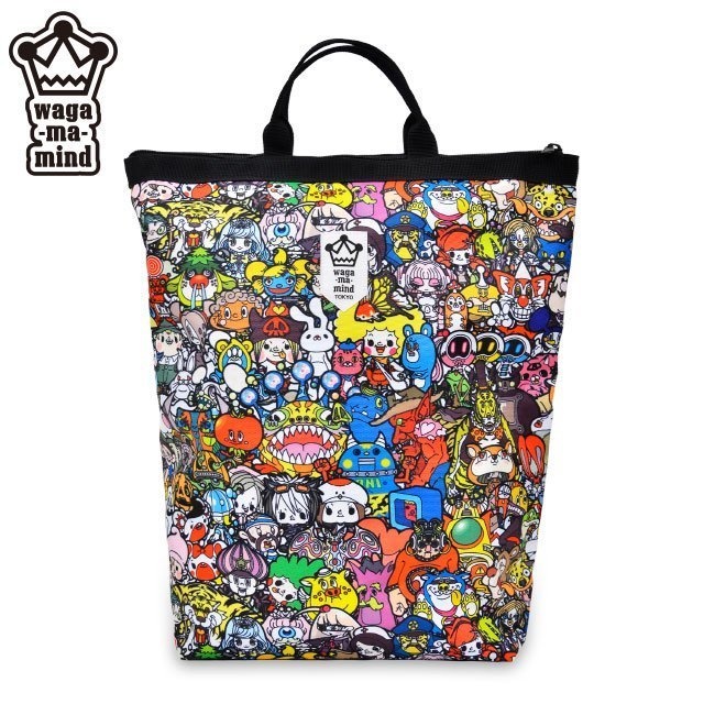 トートバッグパック/ワガママ柄