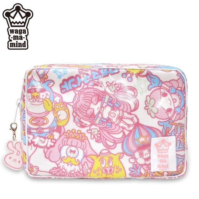 コスメポーチ/ピンク柄