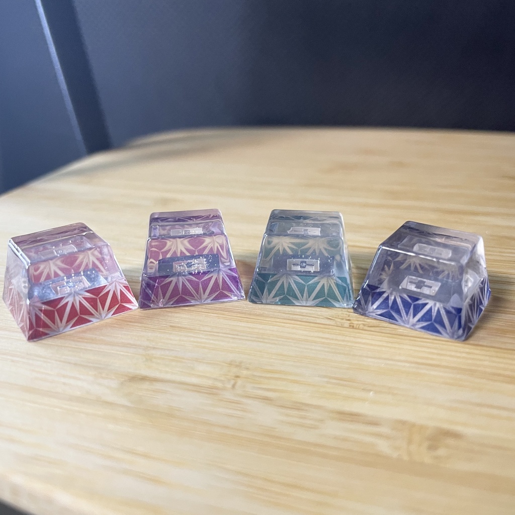 切子キーキャップ