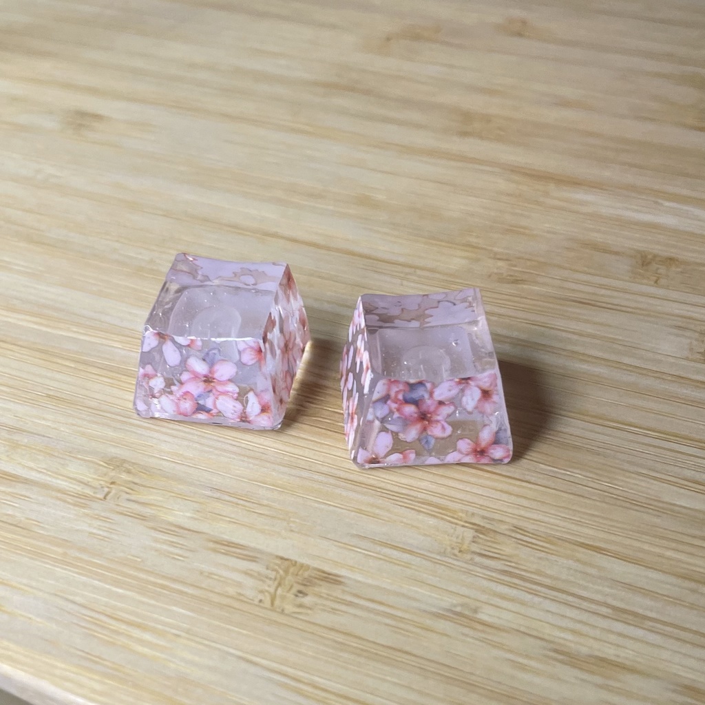 小花柄キーキャップ　mini Flower pattern KEYCAP