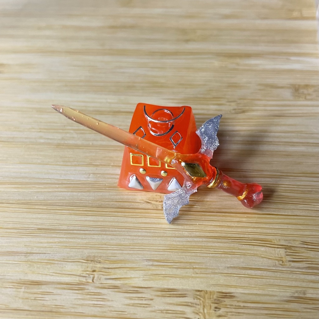 勇者の炎の剣キーキャップ FIRE SWORD KEYCAP