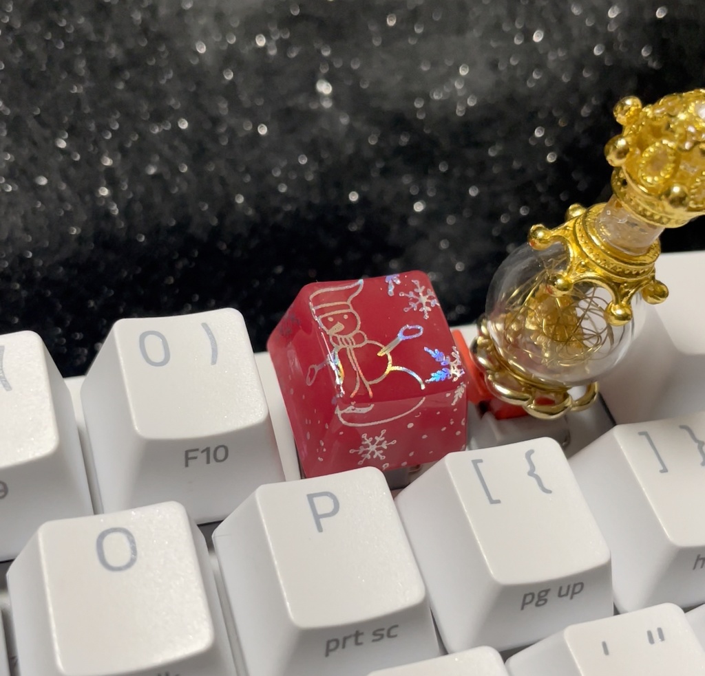 ゆきだるまキーキャップ