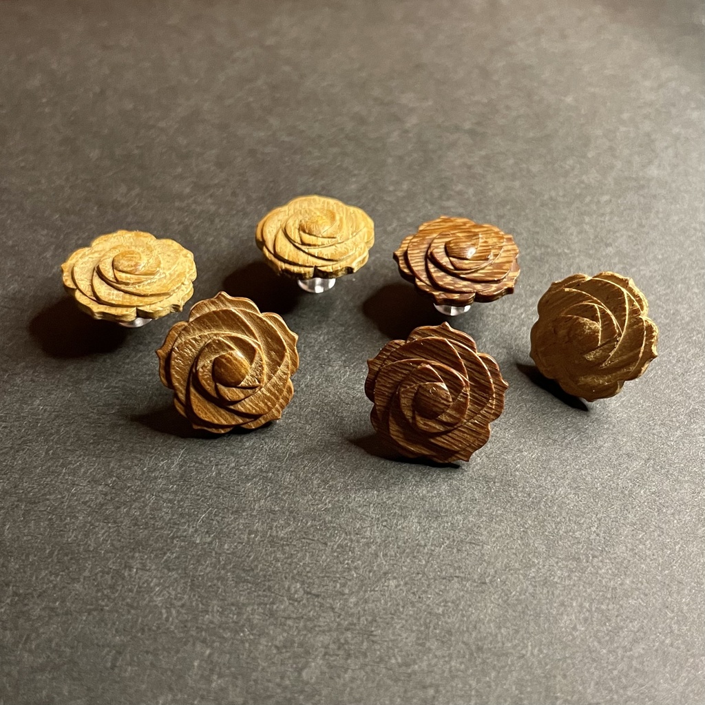 WOOD FLOWER KEYCAP