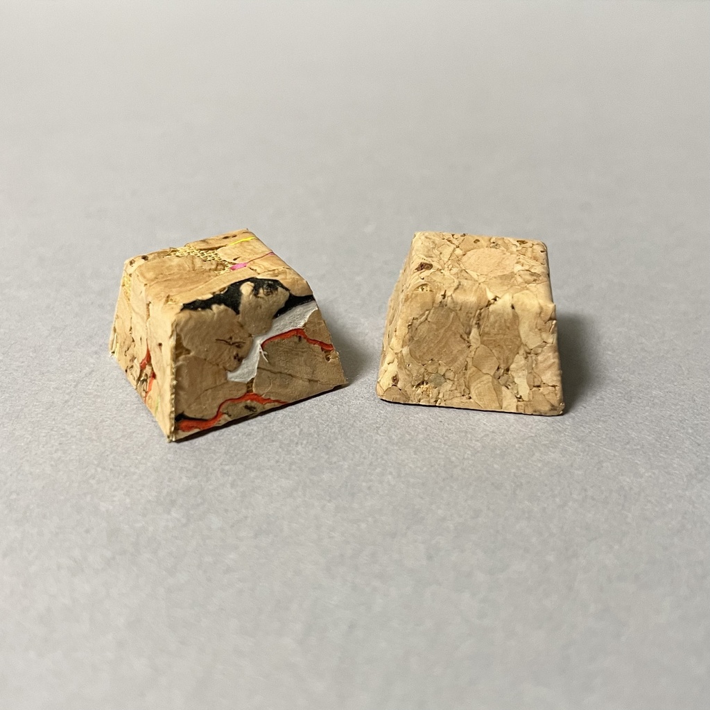 コルクなキーキャップ cork-like key cap