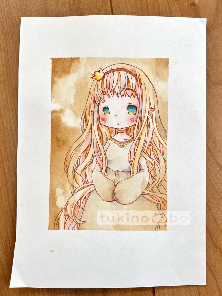小さな姫*イラスト原画