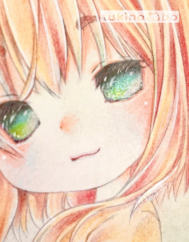 朱に染まる *オリジナルイラスト イラスト原画