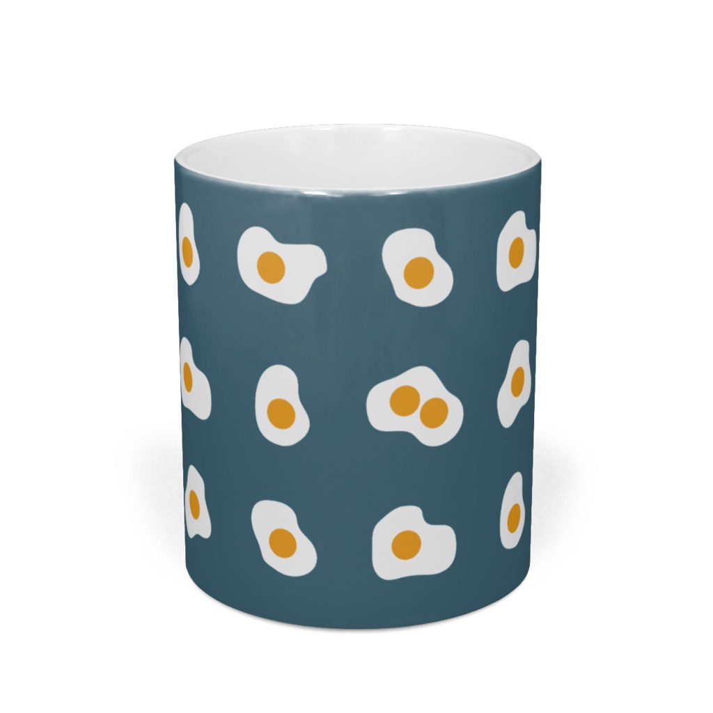 ふたごめだまやき柄マグカップ