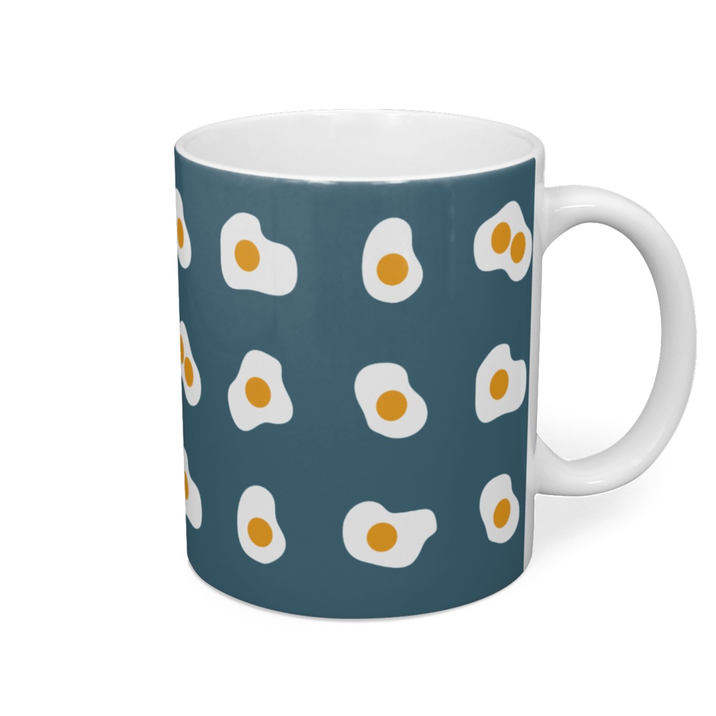 ふたごめだまやき柄マグカップ