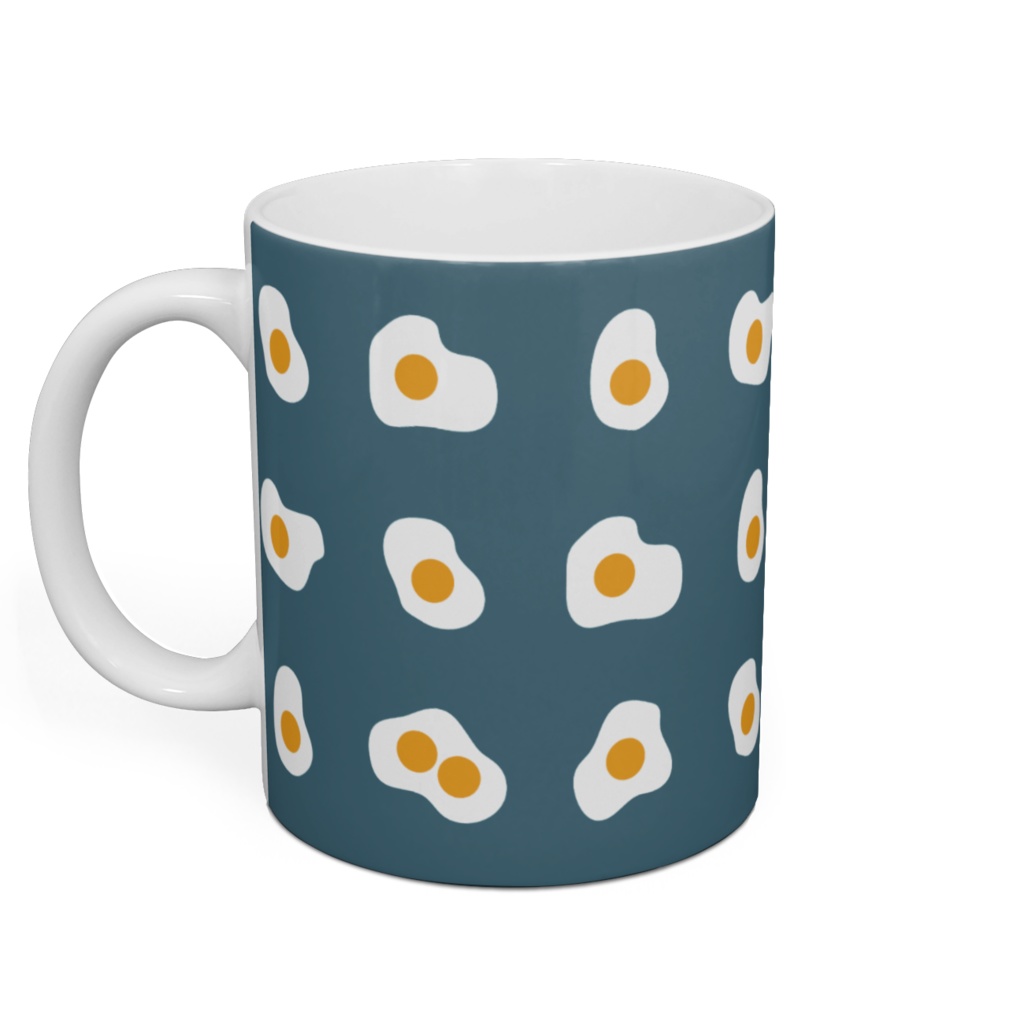 ふたごめだまやき柄マグカップ