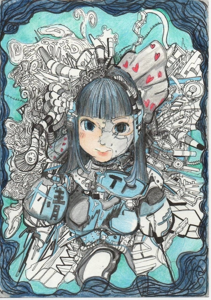 手描きイラストのデータ①