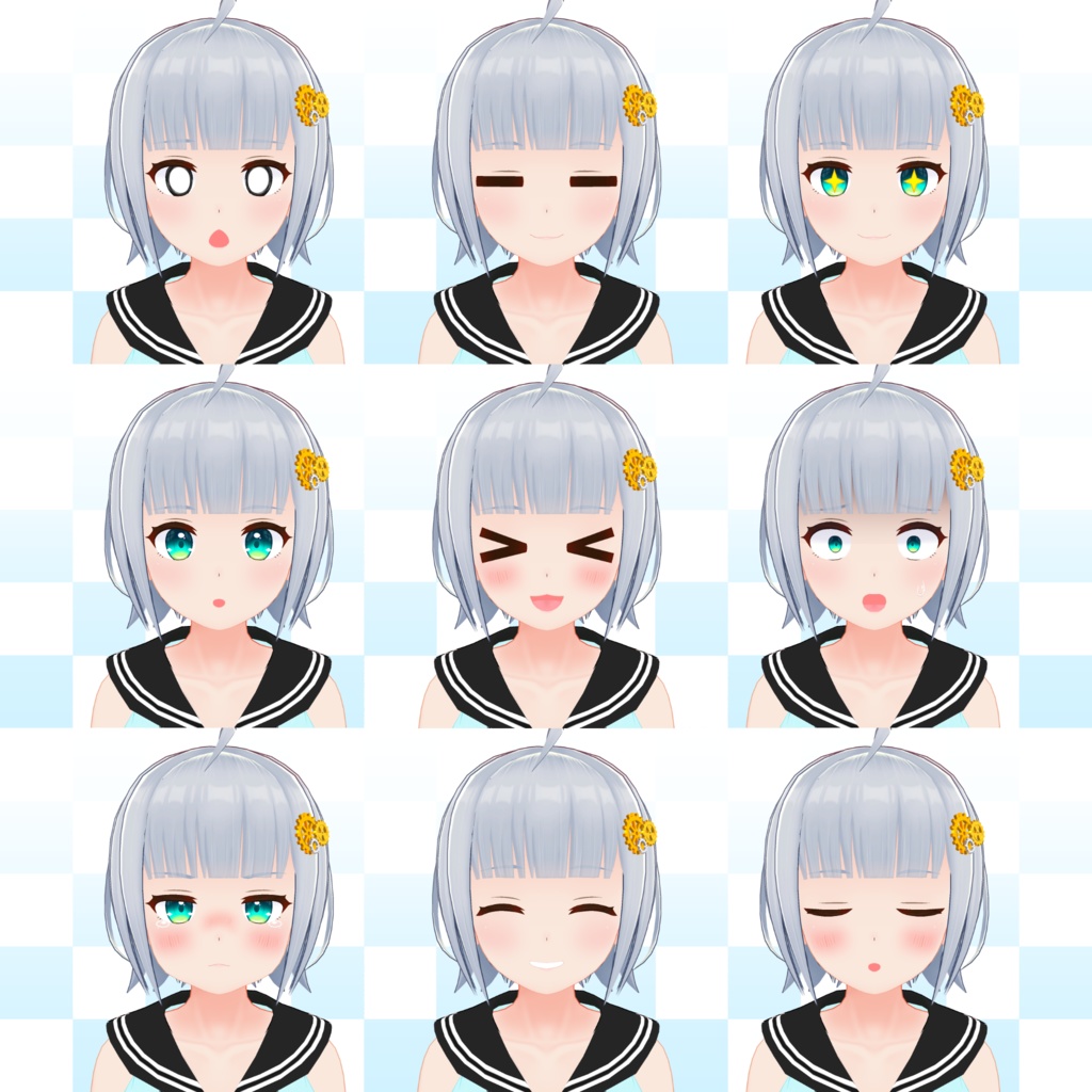 オリジナル3Dモデル「レコ」