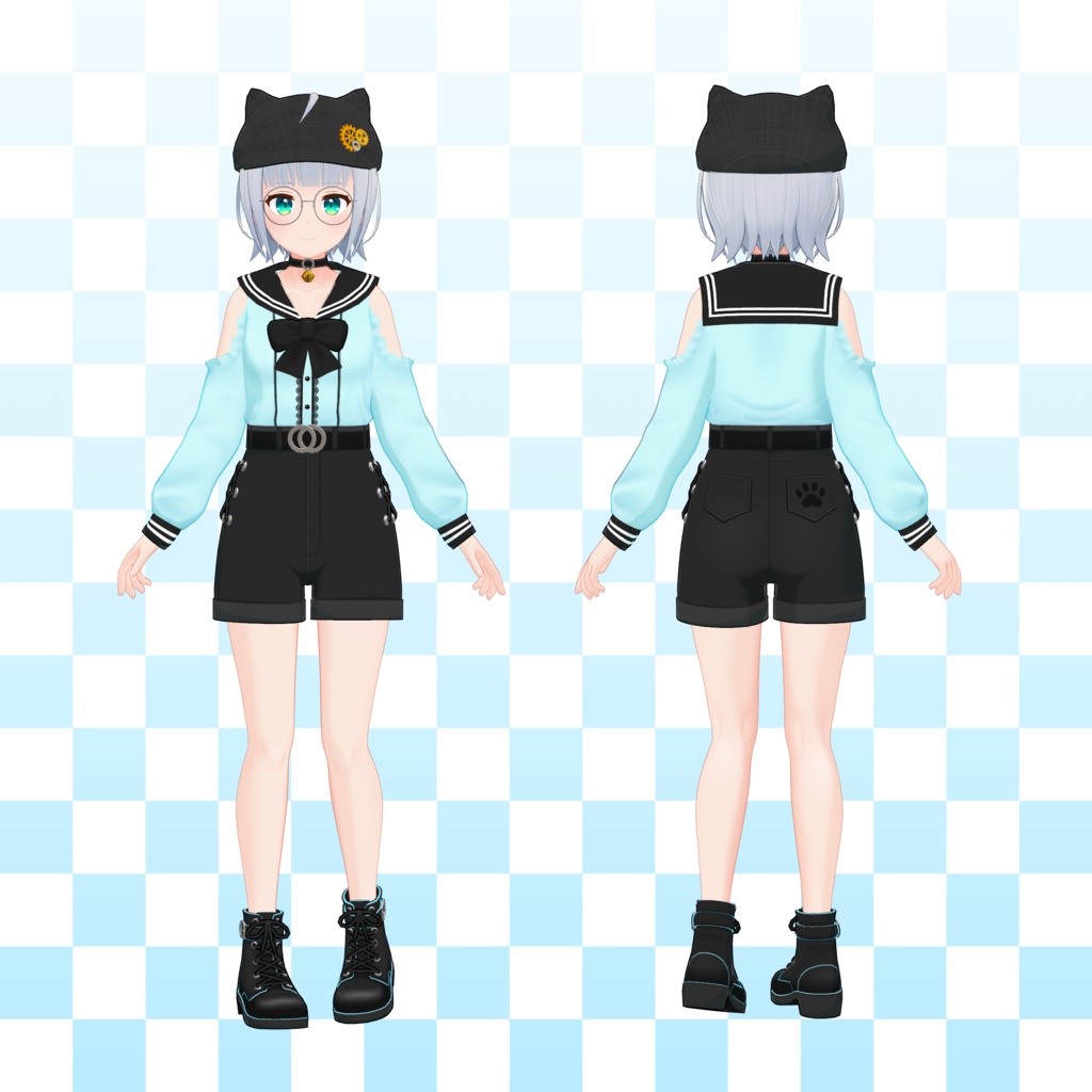 オリジナル3Dモデル「レコ」