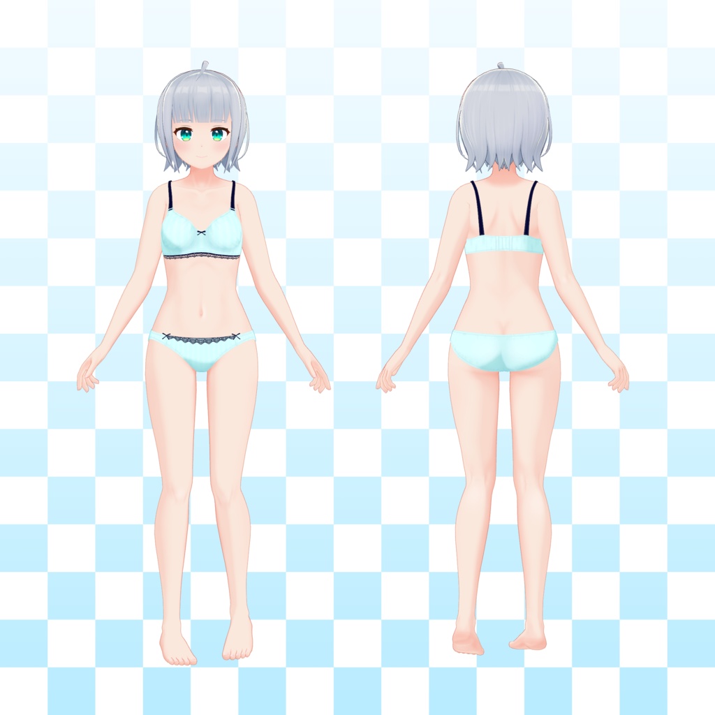 オリジナル3Dモデル「レコ」