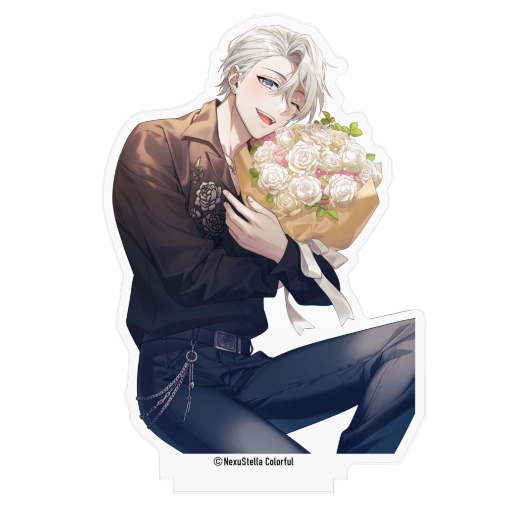 白薔薇彩嘉 アクリルフィギュア 100mm×100mm