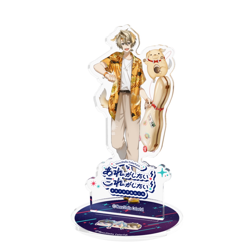 【ネクカラあれこれ】おきゅぐんけん 逢坂らぶら アクリルフィギュア 100×100mm