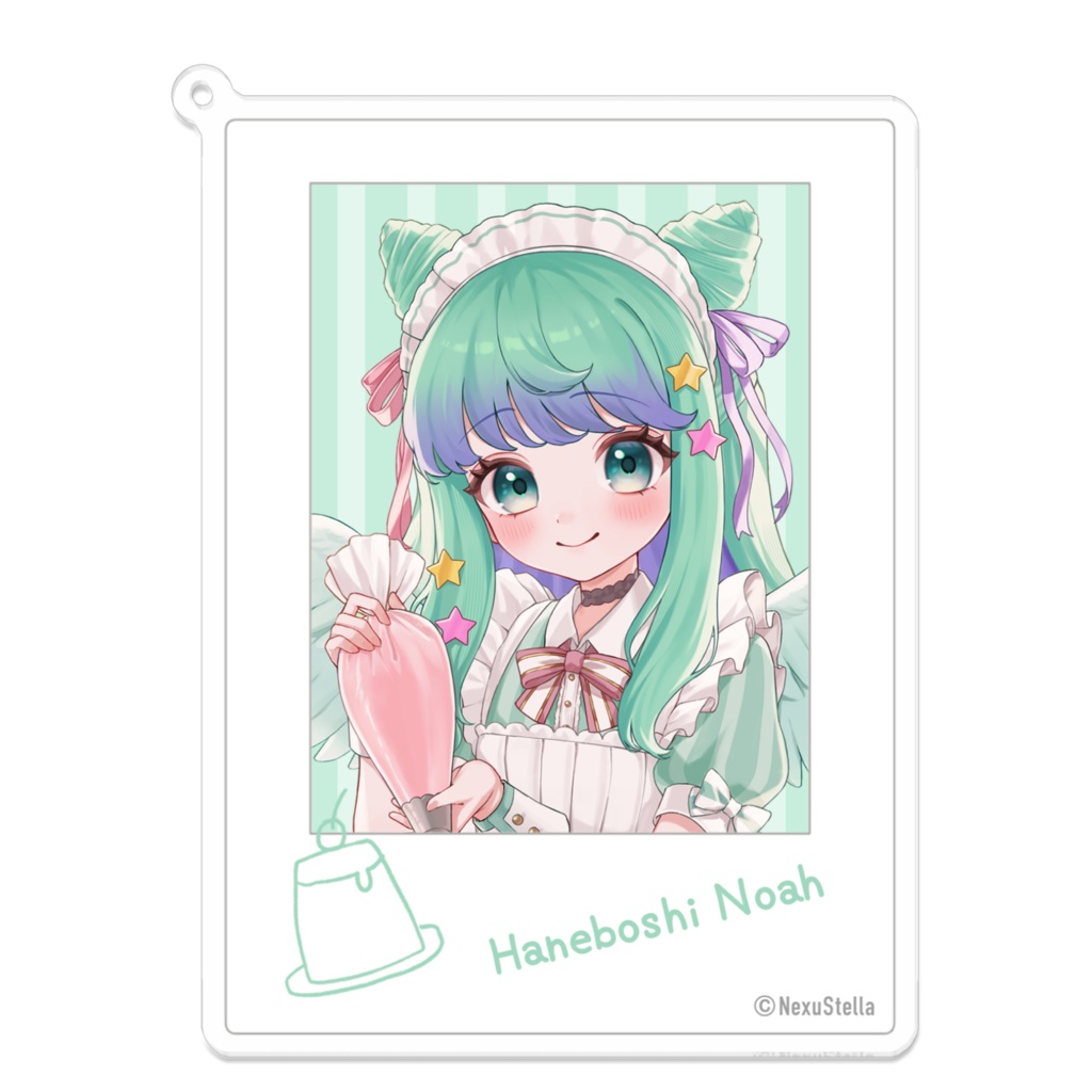 羽星のあ アクリルキーホルダー 100mm×100mm