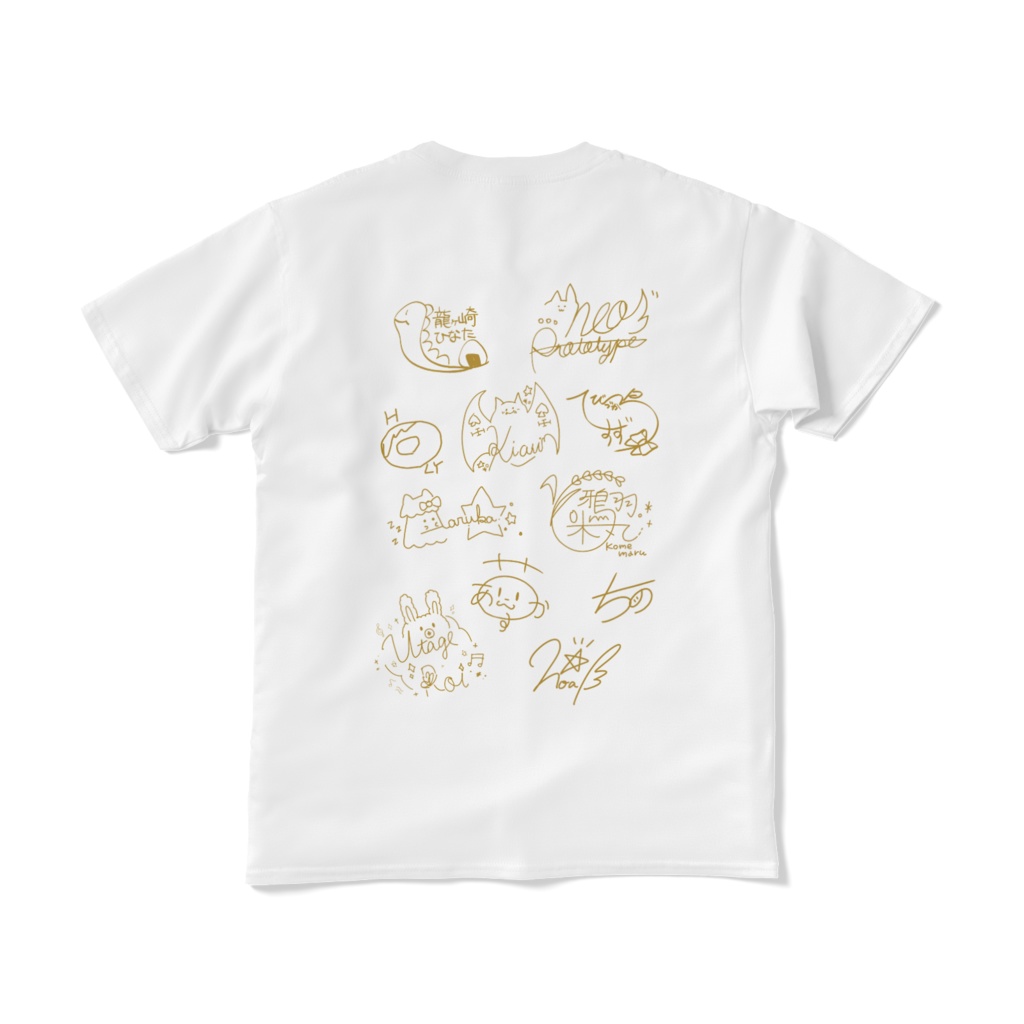 【GIKUTAS女学院 文化祭2025】Tシャツ(短納期) 両面印刷ホワイト