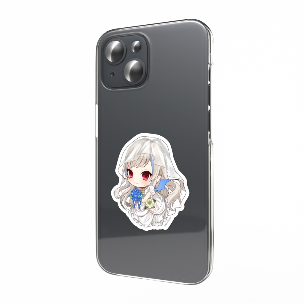 吸血きあり スマホステッカー 