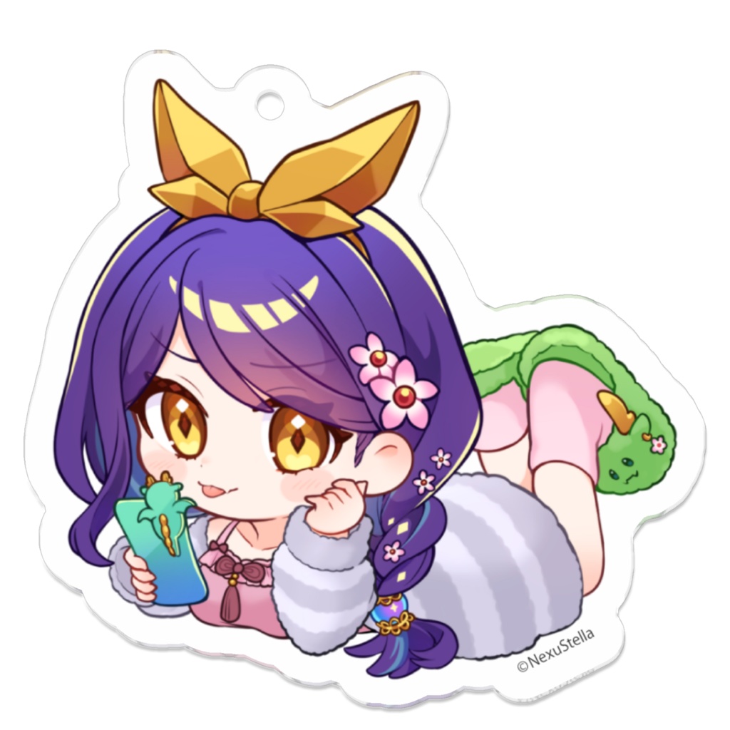 龍ヶ崎ひなた アクリルキーホルダー 50×50mm