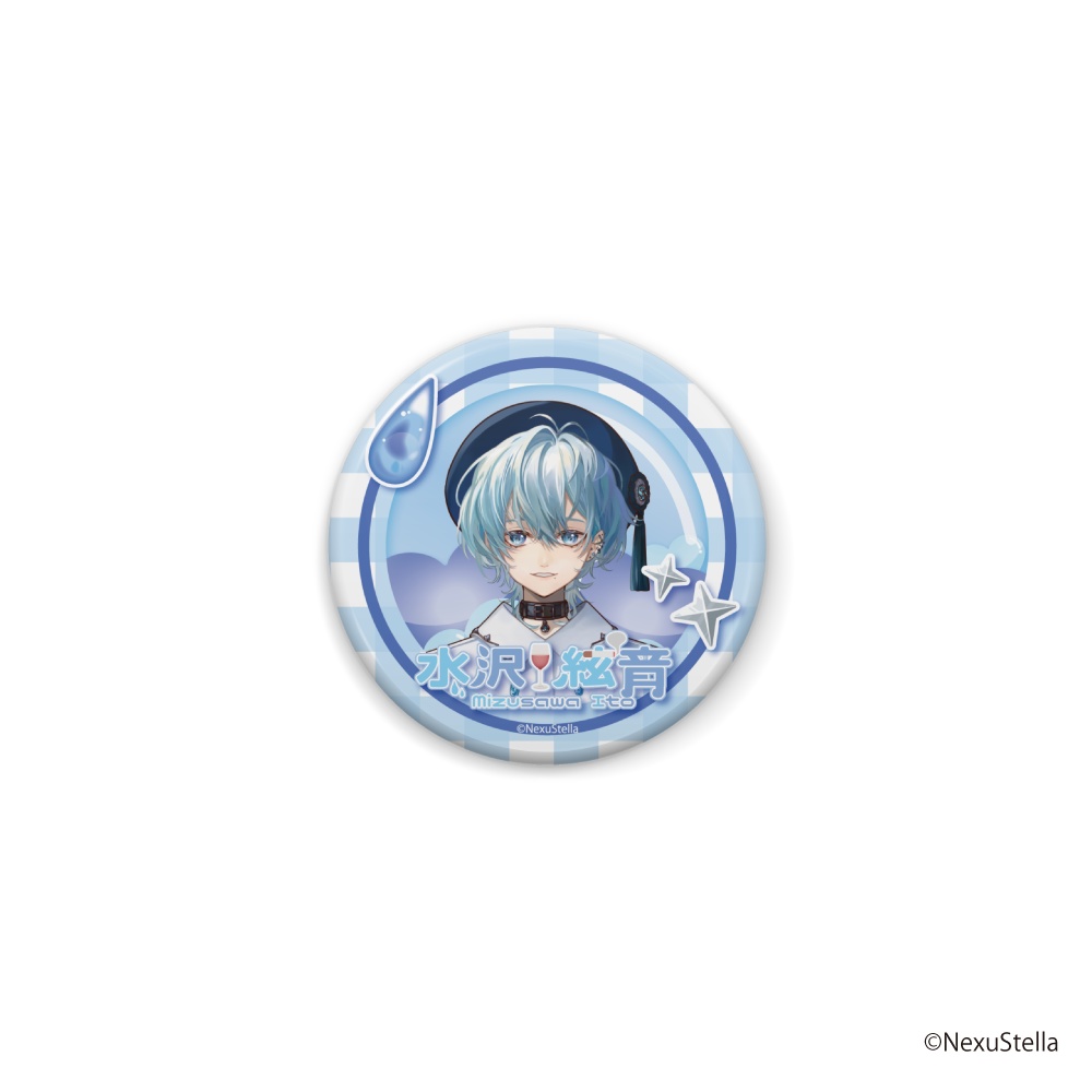 【水沢絃音】昇格記念グッズ - 缶バッジ