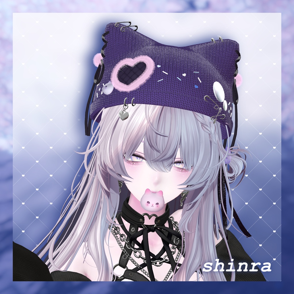 ♡nekoneko Knitcap♡【VRchat向け】