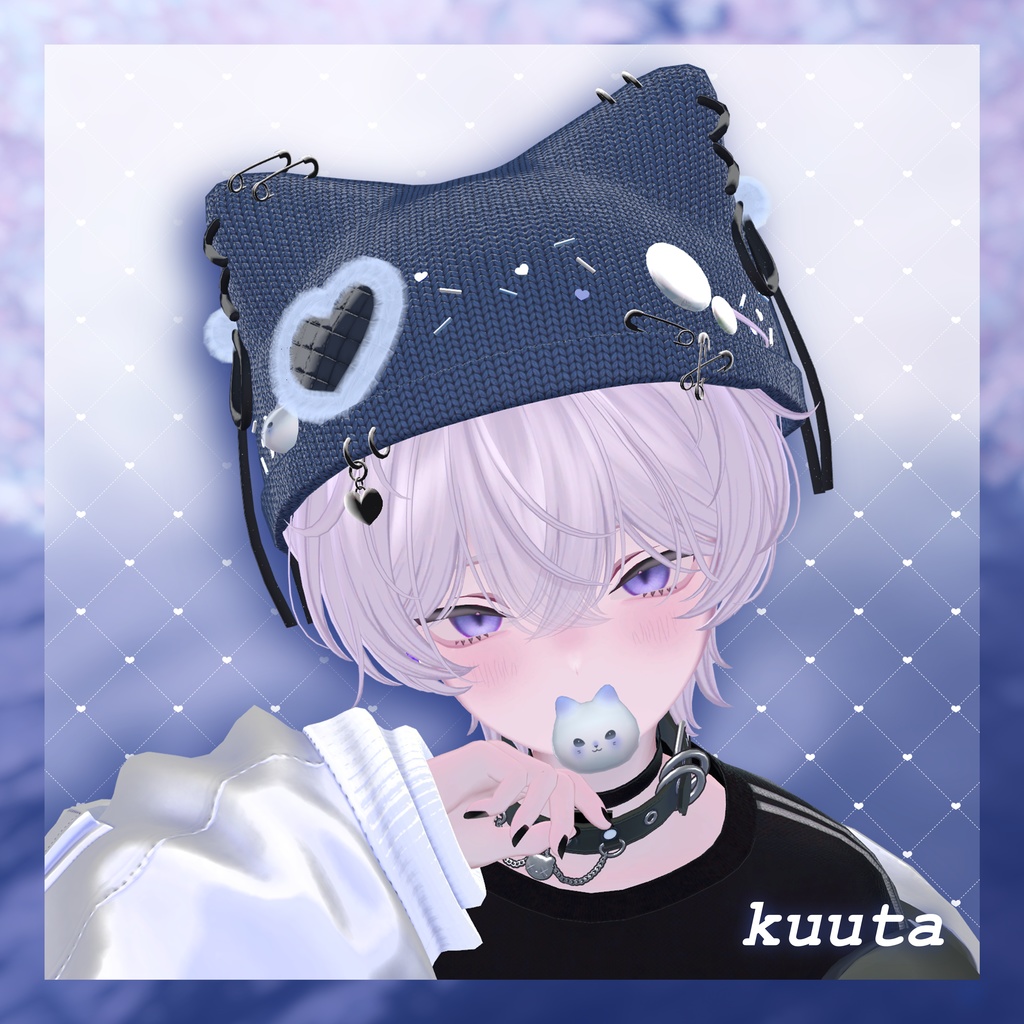 ♡nekoneko Knitcap♡【VRchat向け】