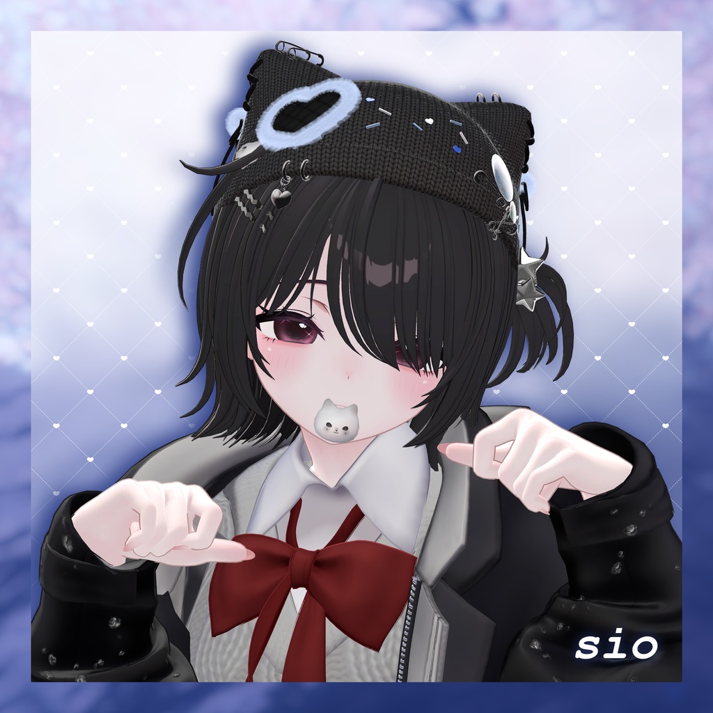 ♡nekoneko Knitcap♡【VRchat向け】