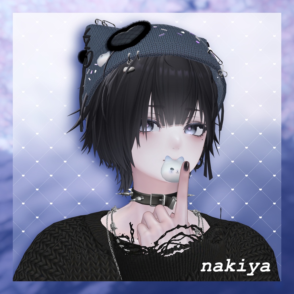 ♡nekoneko Knitcap♡【VRchat向け】