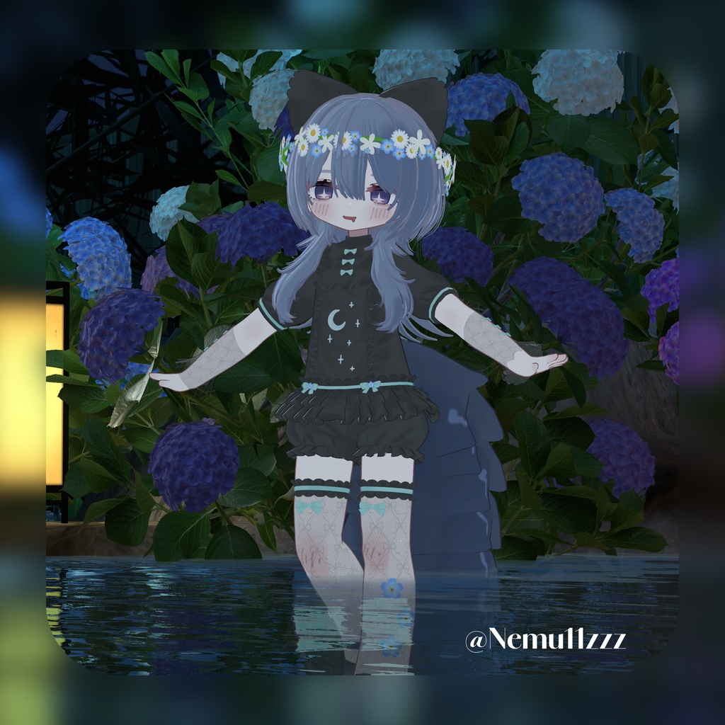 【3D衣装】 ♡マーガレットワンピース♡