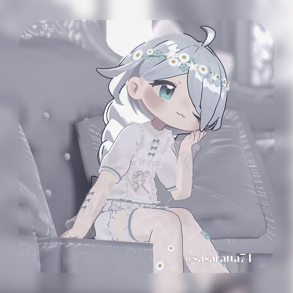 【3D衣装】 ♡マーガレットワンピース♡