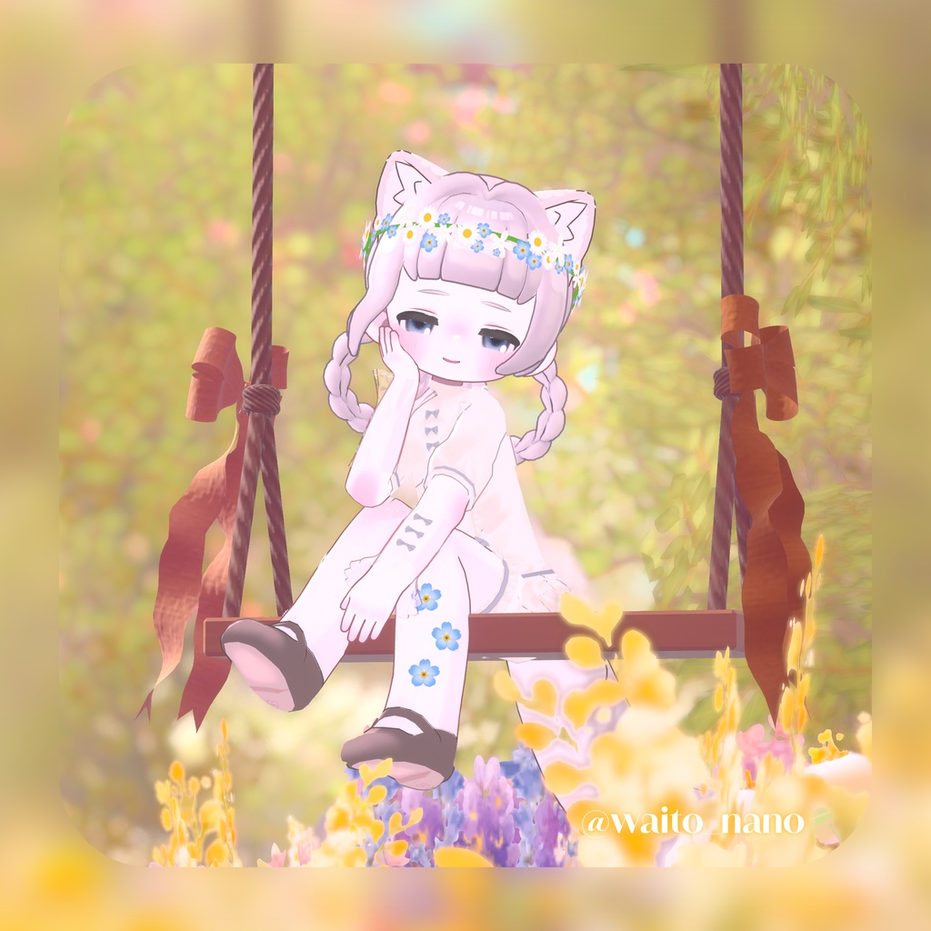 【3D衣装】 ♡マーガレットワンピース♡
