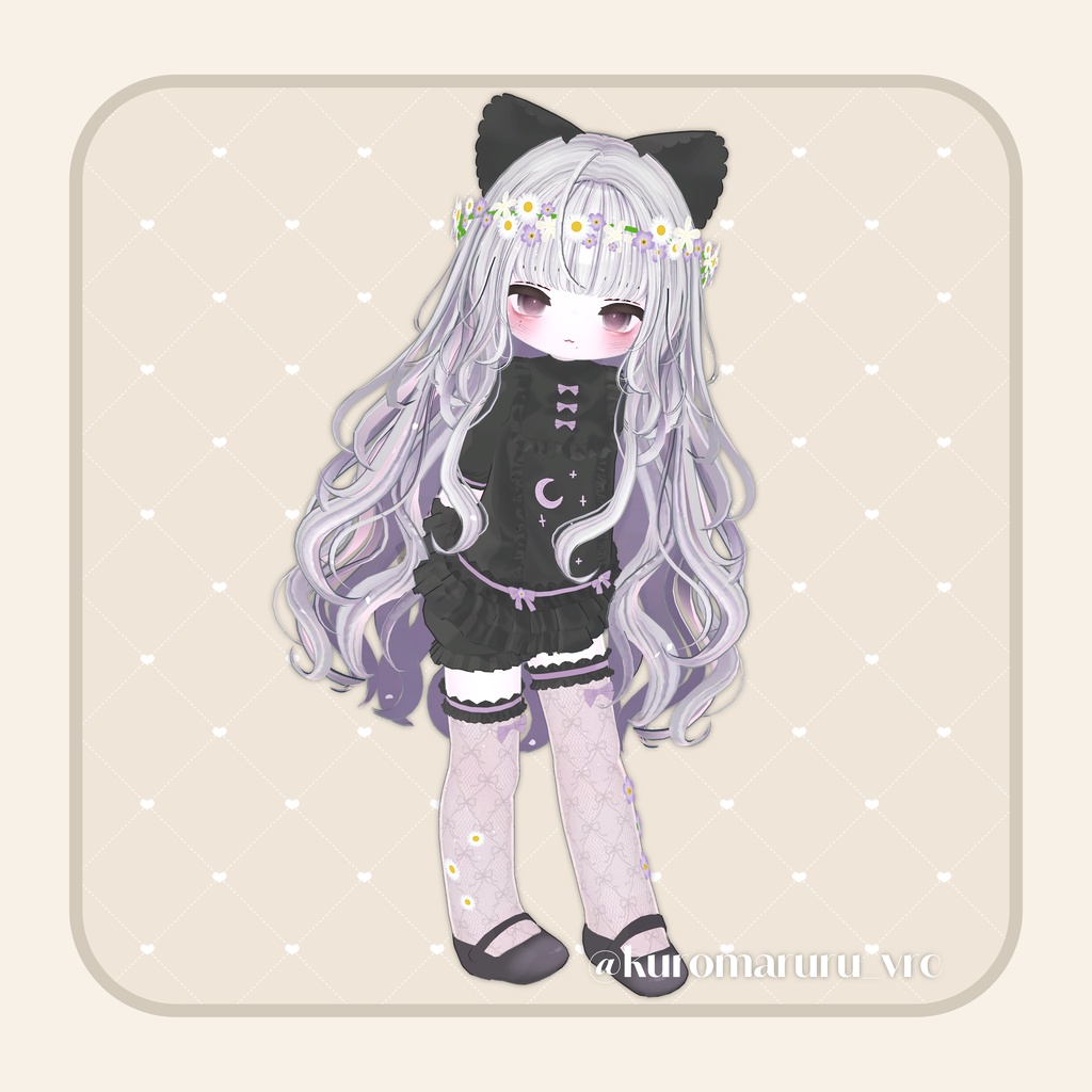 【3D衣装】 ♡マーガレットワンピース♡