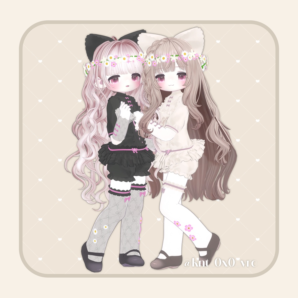 【3D衣装】 ♡マーガレットワンピース♡