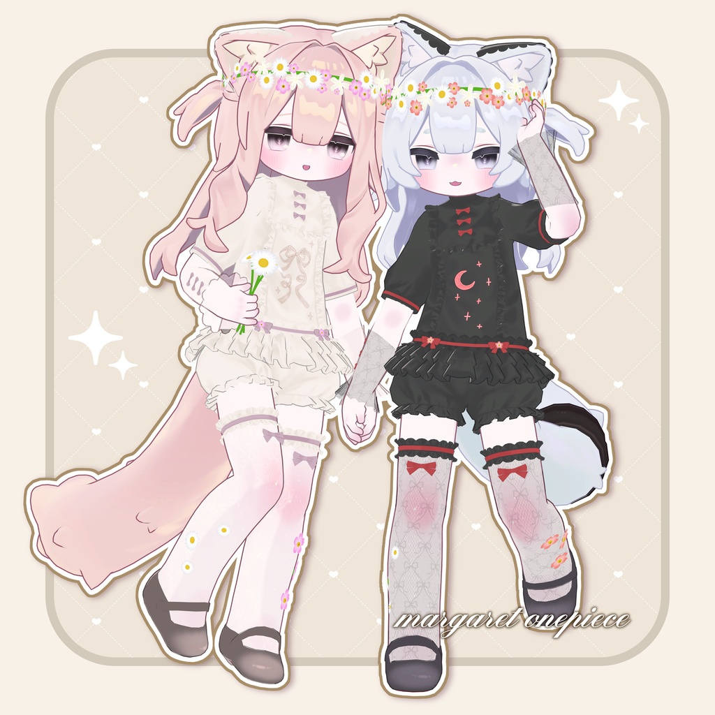 【3D衣装】 ♡マーガレットワンピース♡