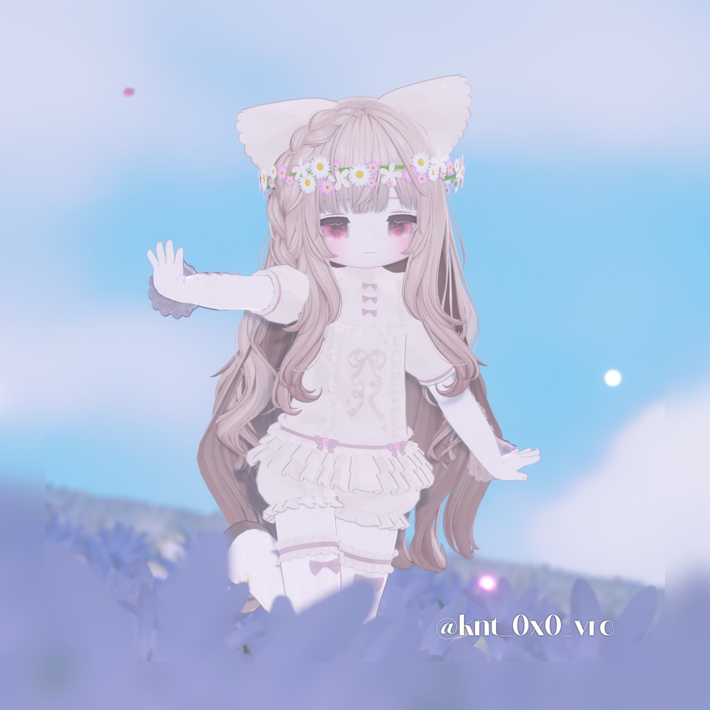 【3D衣装】 ♡マーガレットワンピース♡