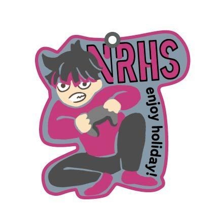 鳴海と保科でゲームする休日! *刺繍キーホルダー