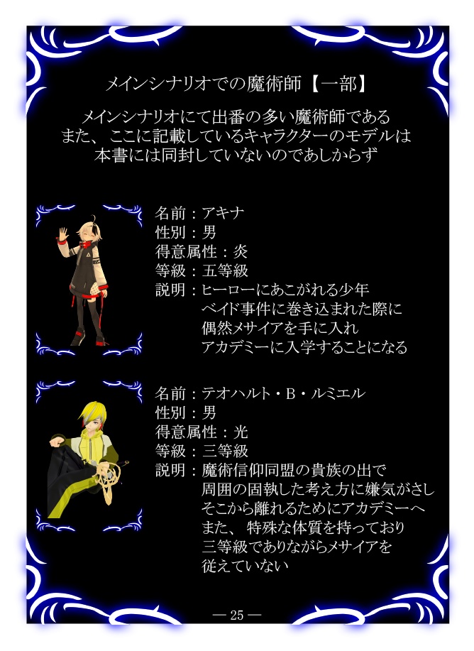 メサイアアカデミー公式ルールブック