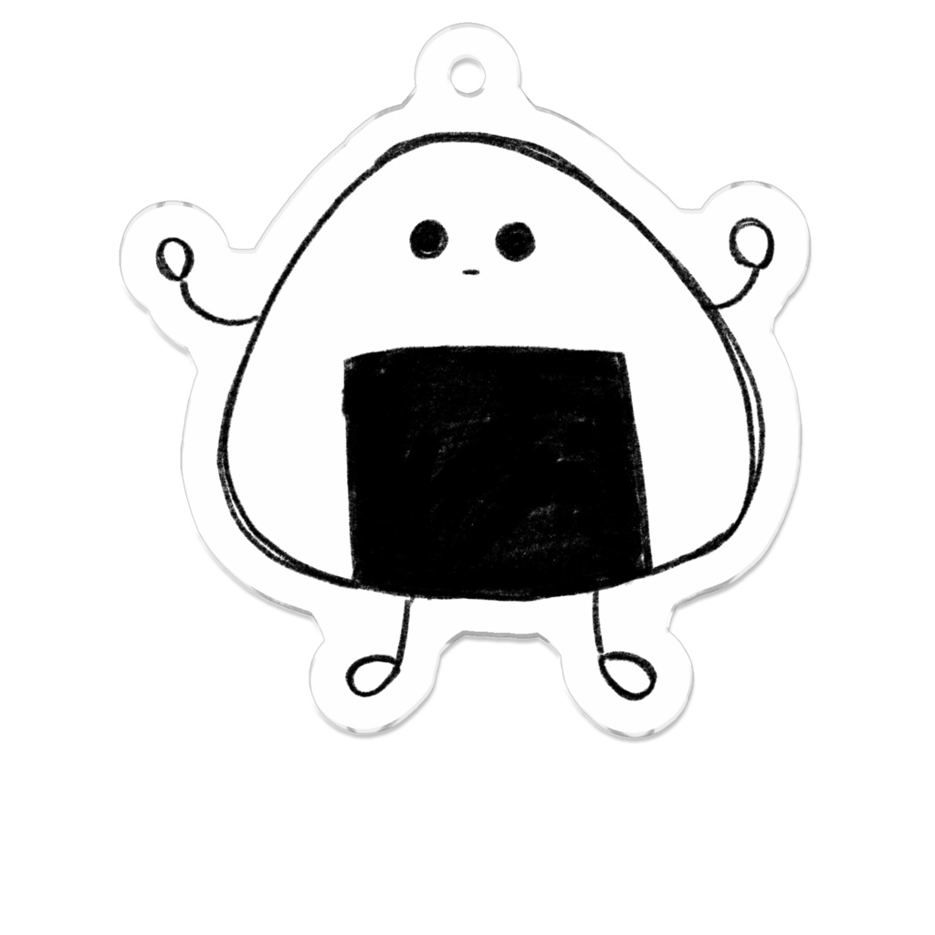 おにぎりくんのアクリルキーホルダー