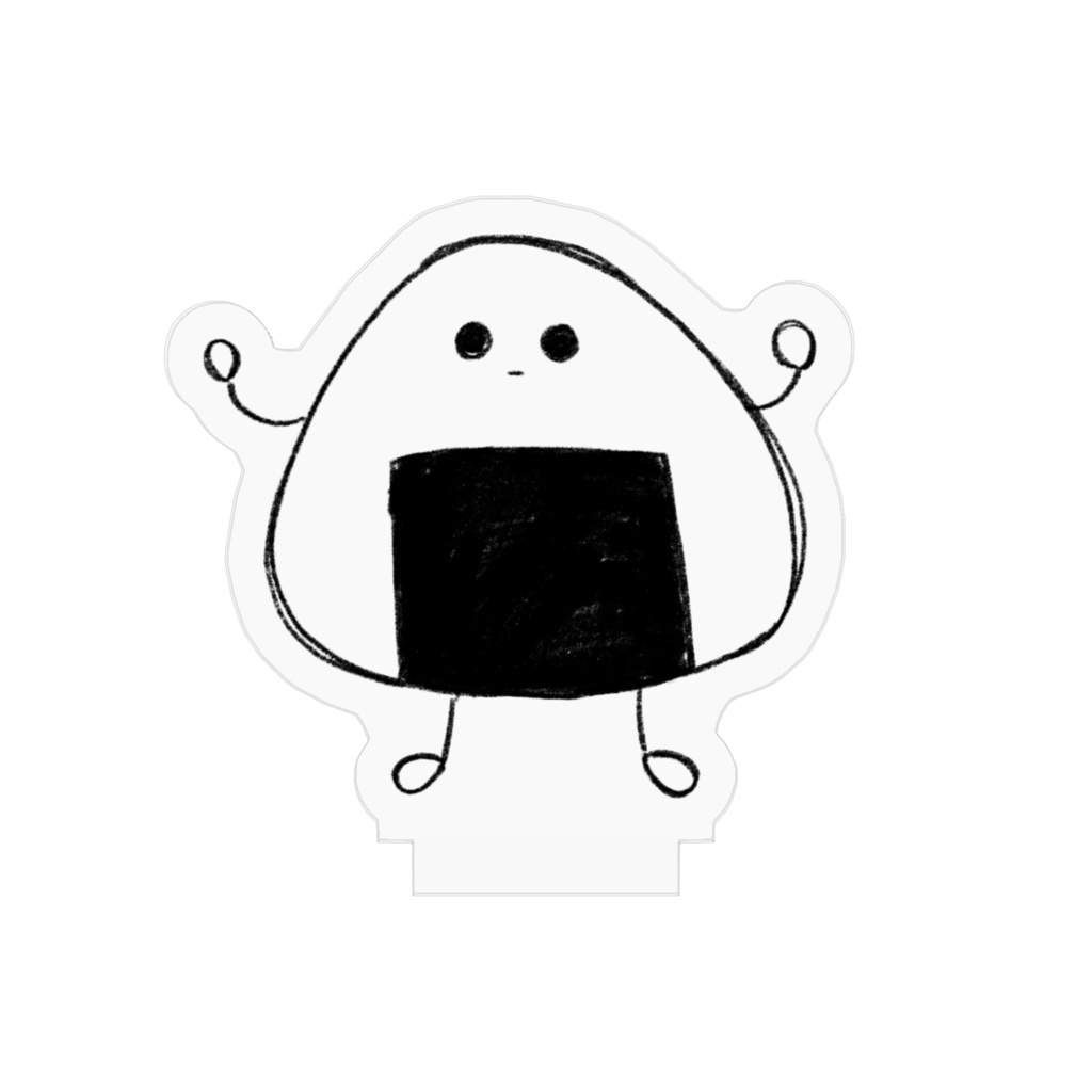おにぎりくんのアクリルフィギュア