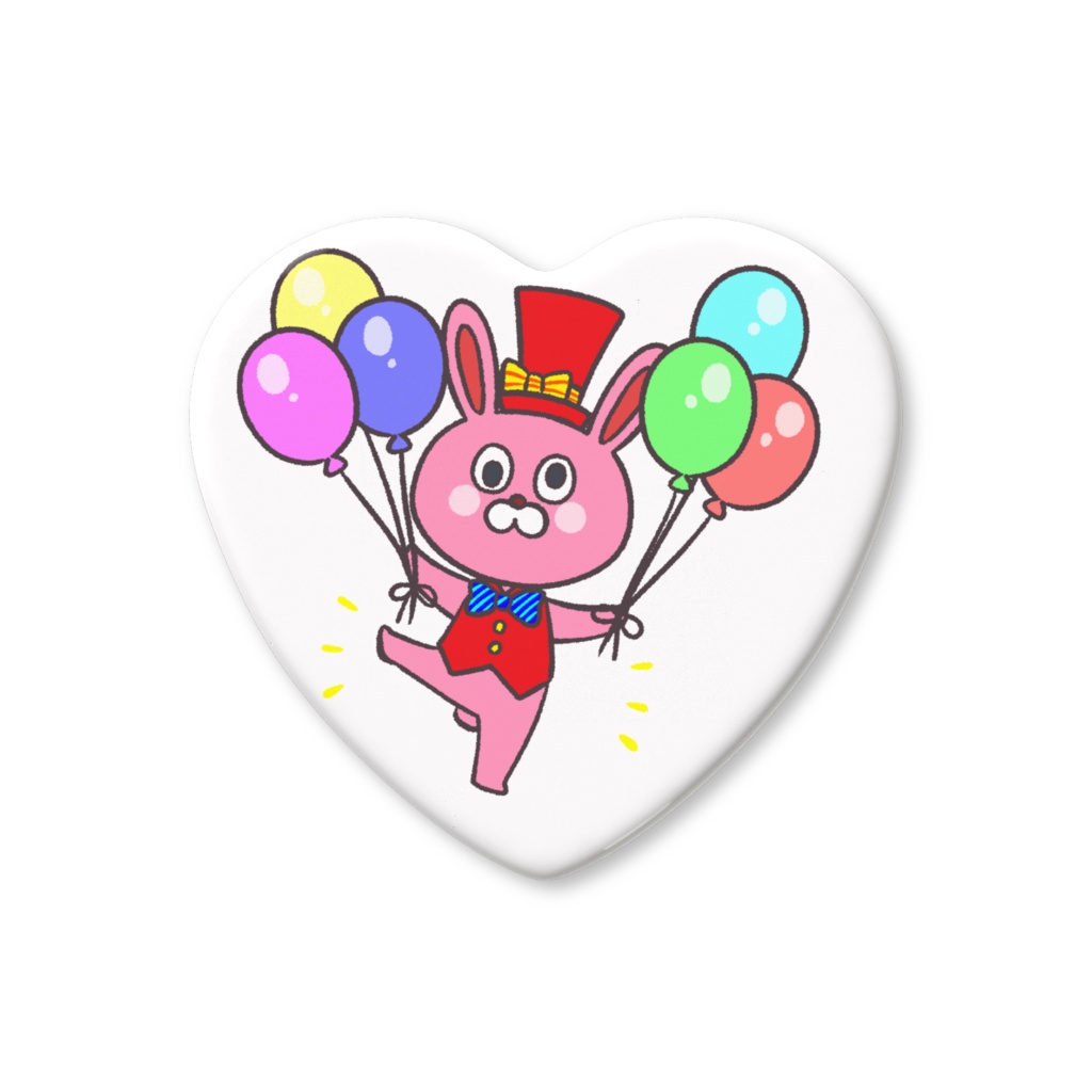 風船売りのウサギ