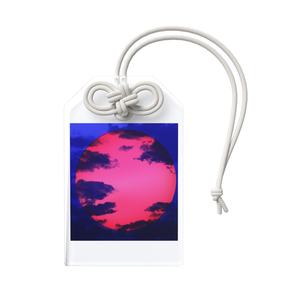 邪気を払う紅月