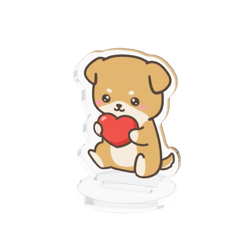 犬ハート　アクリルスタンド