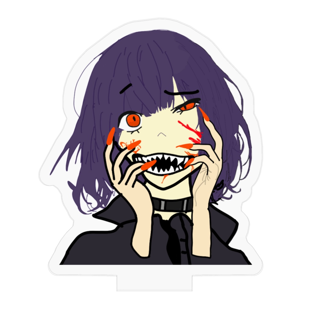 闇落ちホラー女性 アクリルスタンド