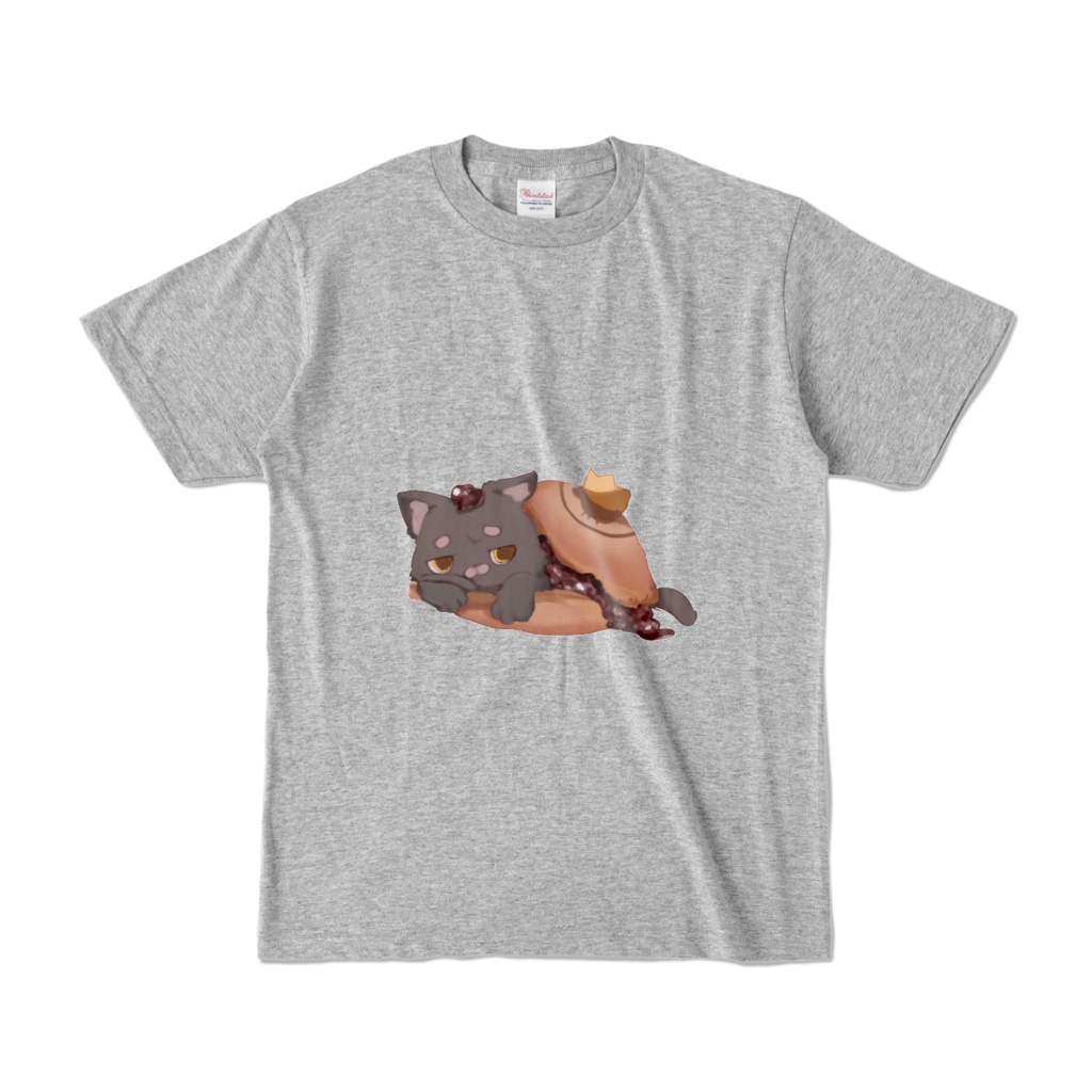 ぽてぽてねこちゃま（どら焼き）のTシャツ