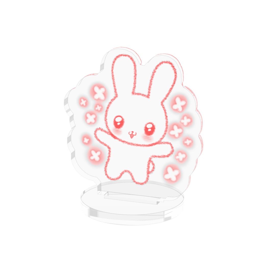 きらきらうさぎ　アクリルスタンド