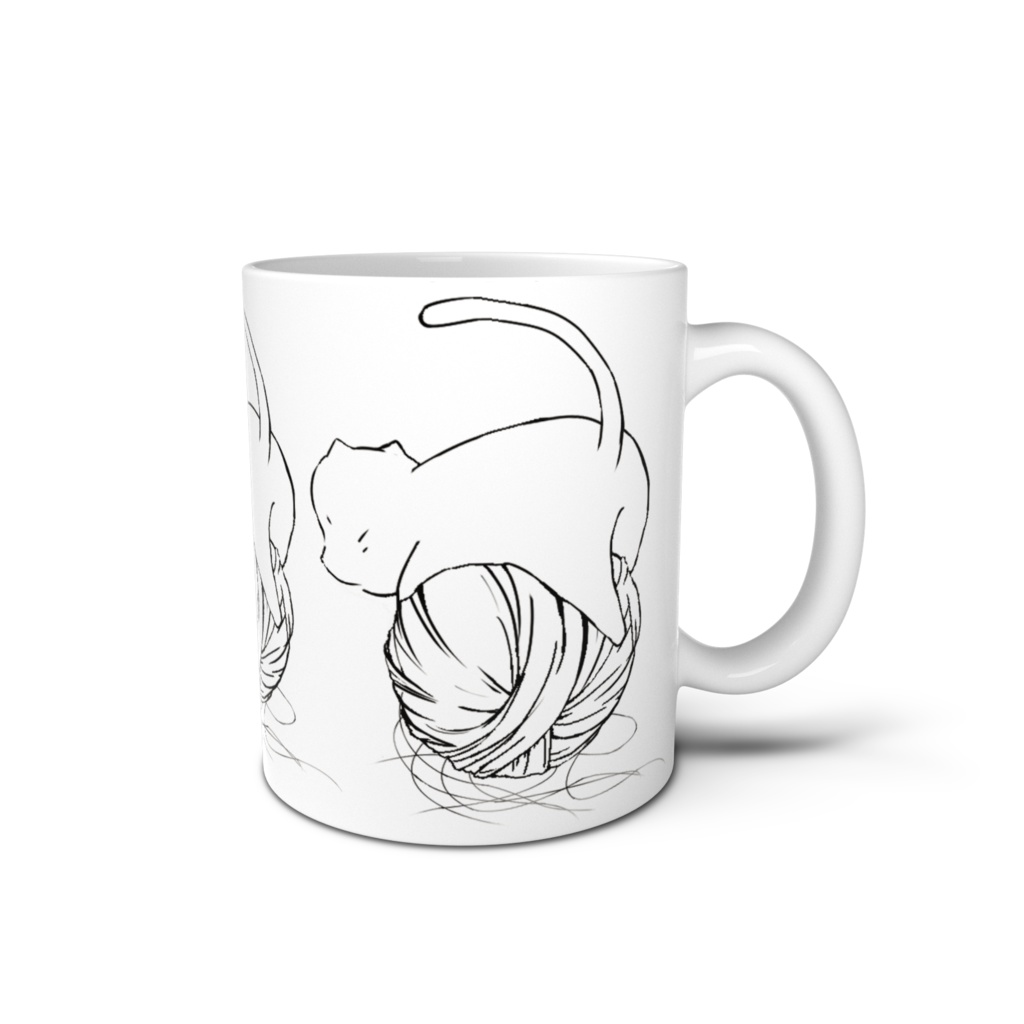 お邪魔のプロ(猫)--マグカップ.Ver--