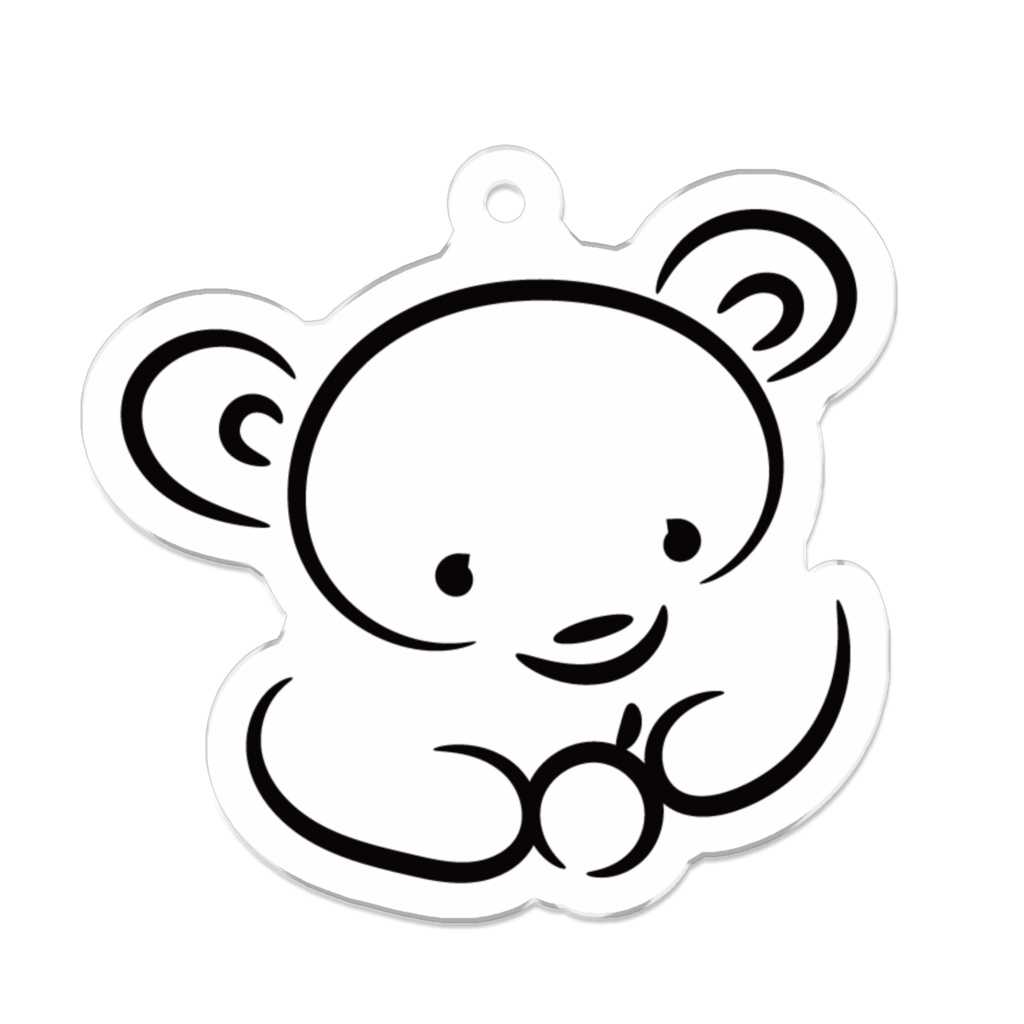 アクリルキーホルダー『果物を持ってるこぐまちゃん』