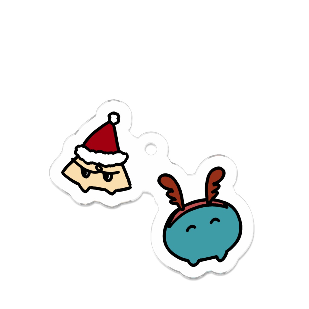 クリスマスなふたり アクリルキーホルダー