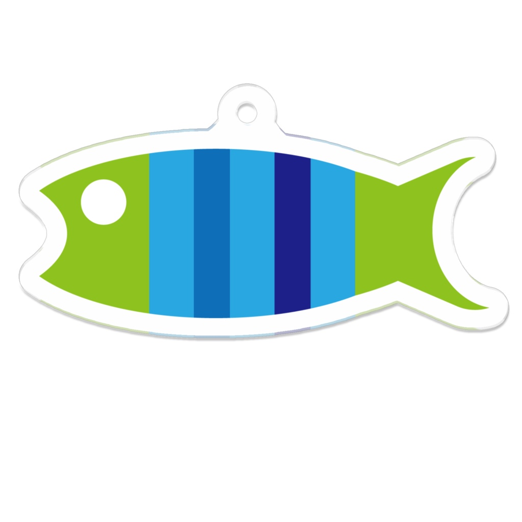 あおいさかな アクリルキーホルダー