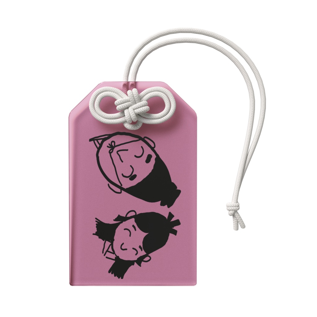 アクリルお守り「ひな人形」- 穏やかな日常を願うお守り -